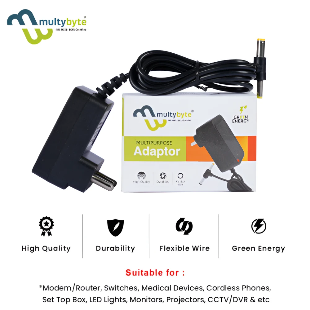 Multybyte Power Adapter 9v/2a view 3